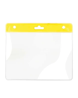 Bustina porta badge trasparente in plastica