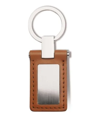 Portachiavi Elegante in Ecopelle e Metallo