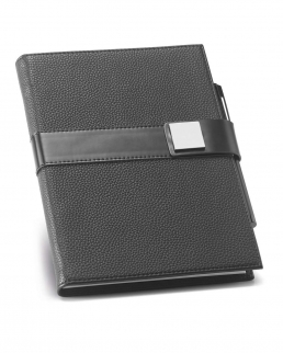 Notebook A5 con interno diviso in tre parti