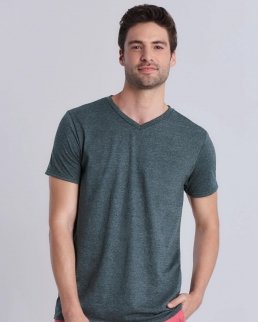 T-shirt con scollatura a V Gildan Soft Style