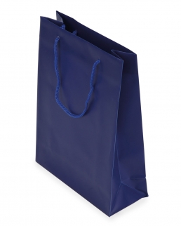 Shopper regalo in PVC con soffietto 18 x 24 x 7.5 cm