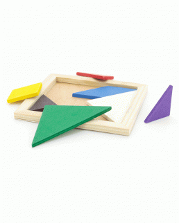 Puzzle in legno Tangram