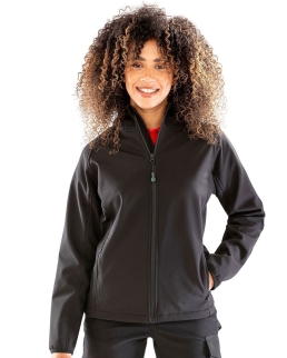 Softshell Donna 3 strati con cappuccio Riciclato