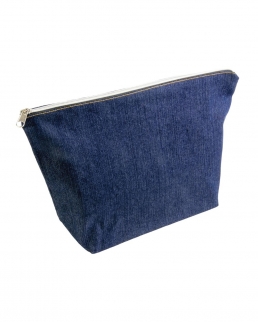 Beauty case in denim 30 x 20 x 5 cm