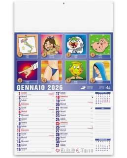 Calendario mensile Cabala