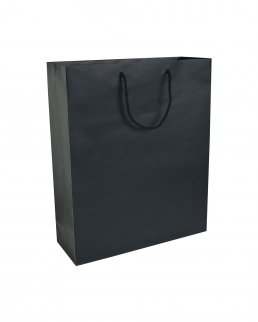 Shopper con soffietto in carta laminata