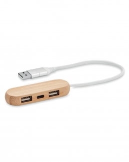 Hub USB 2.0 Type-C a 3 porte Vina c