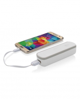 Powerbanks da 2200 mAh con cavo integrato