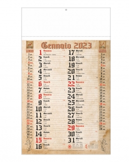 Calendario olandese Anticato