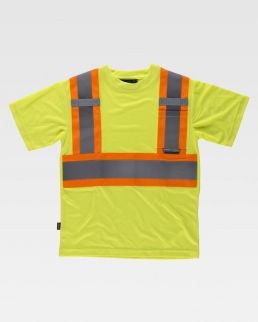 T-shirt riflettente-fluorescente