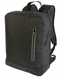 Zaino porta pc con tasca frontale catarifrangente