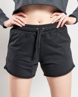 Shorts donna in felpa