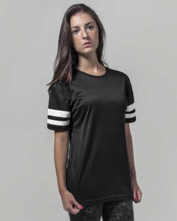 T-shirt donna mesh stipes