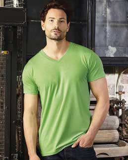 T-shirt uomo HD taglio slim scollo a V