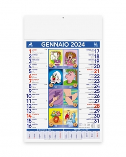 Calendario mensile Cabala