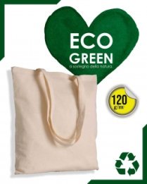 Shopper personalizzate in cotone naturale da 120 gr