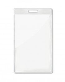 Porta badge trasparente