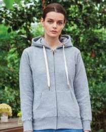 Felpa donna Superstar con cappuccio e cerniera
