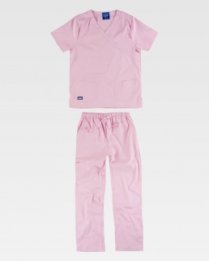 Kit pantalone e casacca unisex elasticizzato