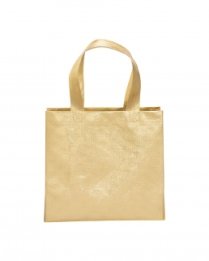 Mini shopper in TNT laminato metallizzata