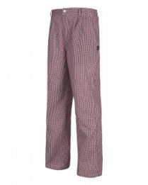Pantaloni con quadretti con elastico in vita