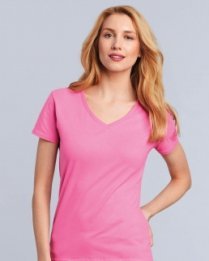 T-shirt scollo a V taglio sagomato