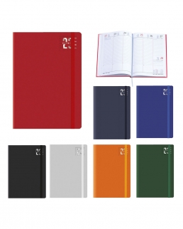 Agenda settimanale 17 x 24 con elastico