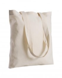 Borsa shopper 100% cotone manici lunghi