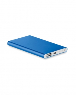 Power bank in alluminio da 4000 mAh