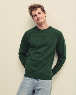 Felpa uomo raglan leggera
