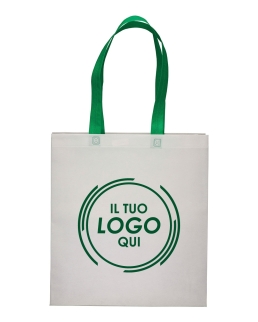 Shopper con soffietto in TNT