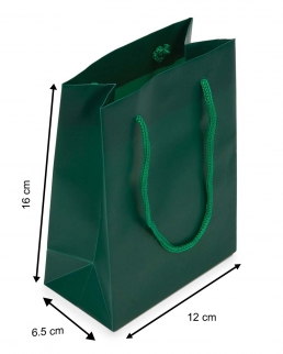 Shopping bag in PVC con soffietto 12 x 16 x 6.5 cm