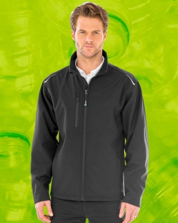 Giacca softshell con zip YKK