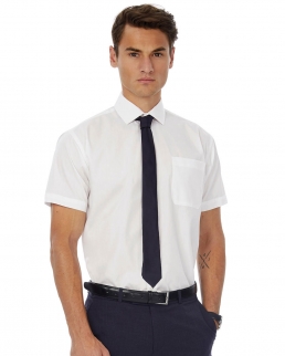 Camicia uomo popeline maniche corte Smart