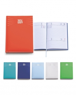 Agenda Giornaliera 15 x 21 colori pastello