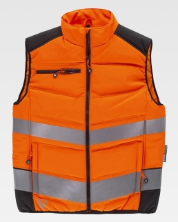 Gilet imbottito alta visibilità classe 1