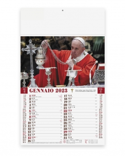 Calendario mensile Papa Francesco