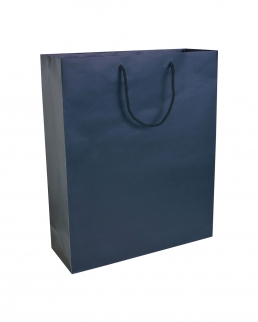 Shopper con soffietto in carta laminata