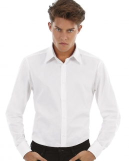 Camicia uomo Stretch maniche lunghe