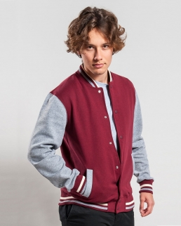 Felpa Jacket bomber bicolore