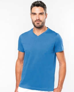 T-shirt uomo manica corta scollo a V