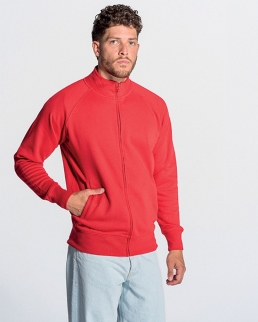 Felpa mezza zip polsini elastici jhk