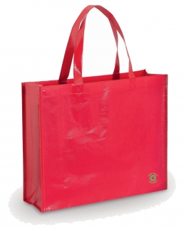 Borsa shopper in tnt laminato