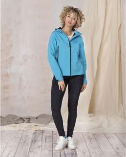 Giacca Coltan da donna in softshell riciclato