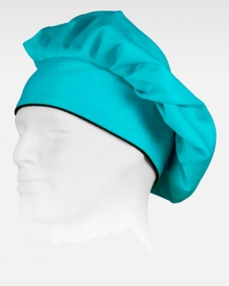 Cappello liscio da cucina con velcro