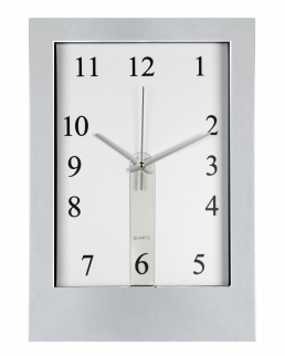 Orologio da parete in plastica fornito con due quadranti