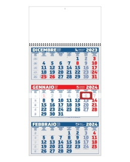 Calendario Trittico intero