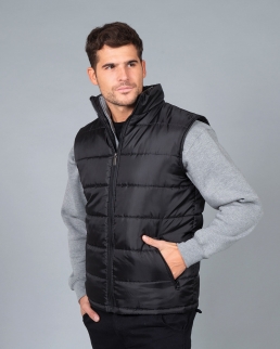 Gilet in nylon lucido impermeabile New Shanghai