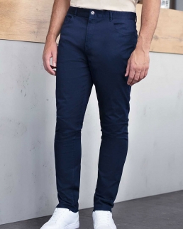 Pantaloni casual da uomo in stile classico a 5 tasche