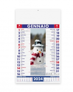 Calendario mensile 4 Stagioni